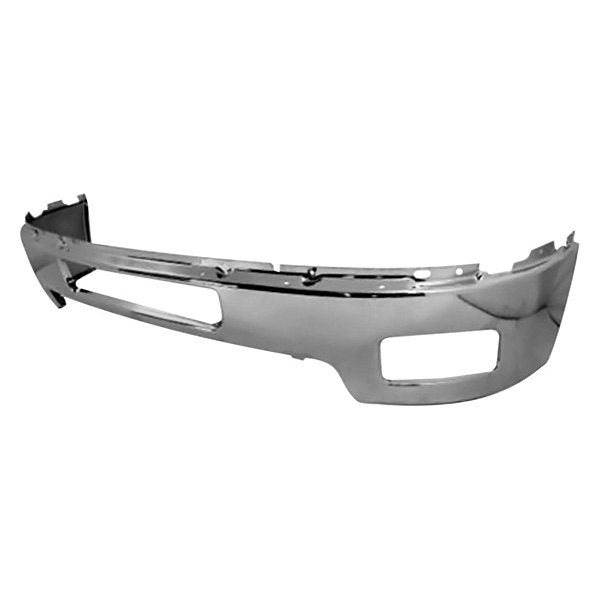 PICKUP SILVERADO 25-3500 2011 BUMPER FRONT W/FOG LAMP HOLE CHROME STEEL CAPA