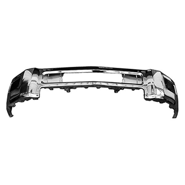 PICKUP SILVERADO 2500 2015 BUMPER FACE BAR FRONT CHROME W/O SENSOR W/FOG