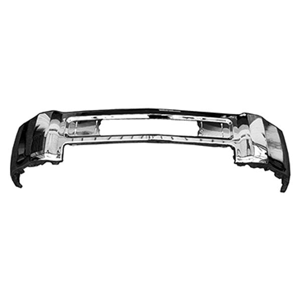 CHEVROLET SILVERADO 3500 2015 BUMPER FACE BAR FRONT CHROME W/O SENSOR