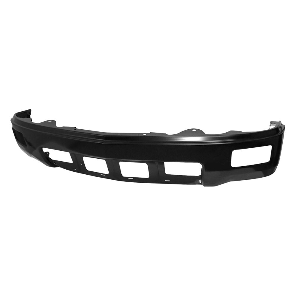 PICKUP SILVERADO 1500 2014 BUMPER FRONT FACE BAR BLACK W/FOG LAMP W/O SENSOR