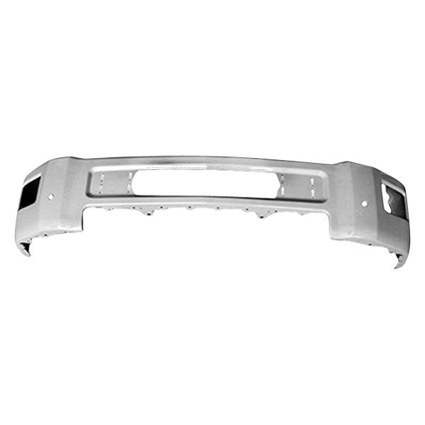 PICKUP SILVERADO 3500 2019 BUMPER FACE BAR FRONT GRAY W/SENSOR W/FOG HOLES