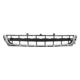 CHEVROLET IMPALA 2020 GRILLE LOWER MATTE DARK GRAY W/CHROME MOLDING LS/LT MODEL