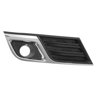 CHEVROLET TRAVERSE 2013 FOG LAMP BEZEL FR LH MATTE BLACK W/CHROME MLDG LT MODEL GM1038148