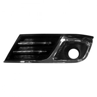 CHEVROLET TRAVERSE 2013 FOG LAMP BEZEL FR LH MATTE BLACK W/CHROME MOULDING/TRIM LTZ MODEL GM1038150