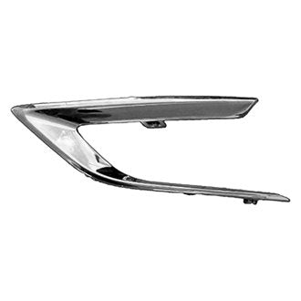 CHEVROLET CRUZE_SEDAN 2018 FOG LAMP BEZEL FR LH CHROME W/O RS PKG GM1038213