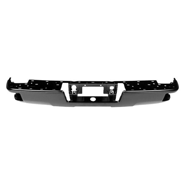 CHEVROLET SILV 1500 LEGACY 2019 BUMPER REAR BLACK PTM /CORNER STEP