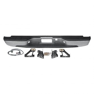 GMC PICKUP GMC SIERRA 2000 BUMPER RR PRIMED ASSY W/BAR/PAD/BRACKETS/LIGHTS FOR FLEETSIDE LIGHTDUTY SERIES EXCLUDE SS MODEL GM1103124