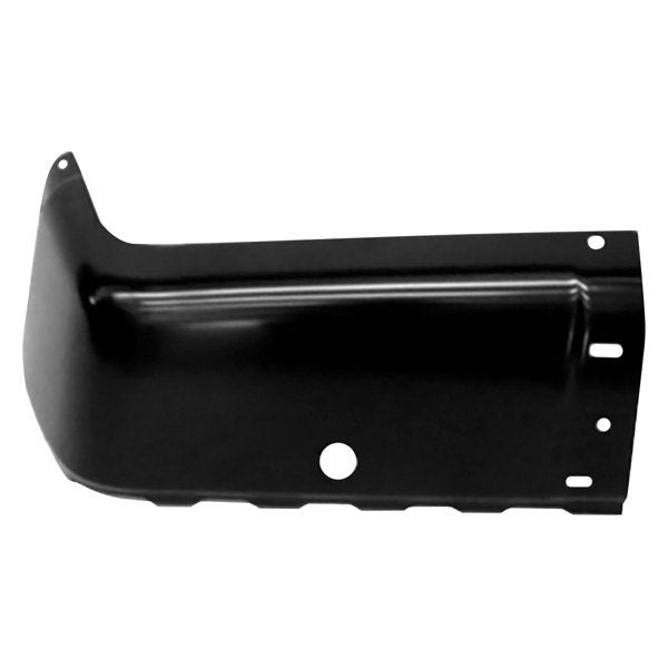 CHEVROLET SILVERADO 2007 BUMPER END REAR BLACK RH W/SENSOR HOLE STEEL