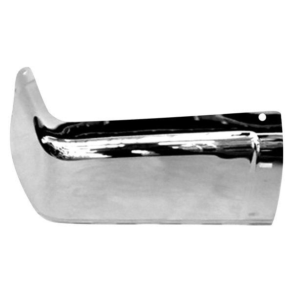 CHEVROLET SILVERADO 2012 BUMPER REAR EXT RH CHROME W/O SENSOR