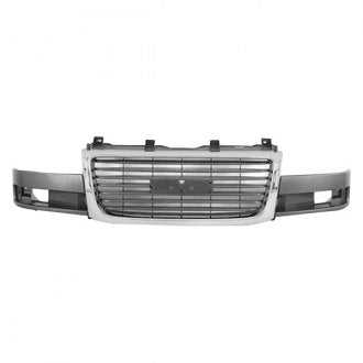 GMC VAN_GMC_SAVANA 2003 GRILLE COMPOSITE CHROME/BLACK GM1200532