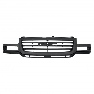 GMC PICKUP_GMC_SIERRA 2003 GRILLE PTM BLACK W/GRAY MOULDING 2500HD/3500 Return Restricted - Final Sale - No Warranty Coverage GM1200627