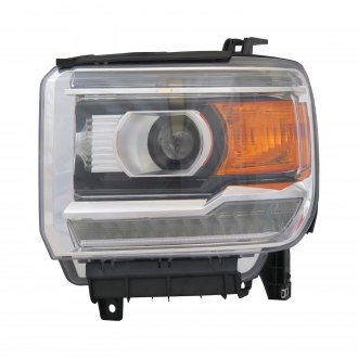 GMC PICKUP GMC SIERRA 2500 2015 HEAD LAMP LH HALOGEN W/LED CHROME HQReturn Restricted - Final Sale - No Warranty Coverage GM2502390