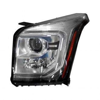 GMC YUKON 2017 HEAD LAMP LH HALOGEN W/O LOGO SECOND DESIGN HQ GM2502473