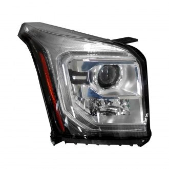 GMC YUKON 2017 HEAD LAMP RH HALOGEN W/O LOGO SECOND DESIGN HQ GM2503473