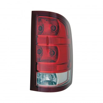 GMC PICKUP GMC SIERRA 2010 TAIL LAMP RH 2ND DESIGN W/O DARK RED TRIM W/SMALL BACK-UP BULB EXCLUDE BASE/DUALLY MODEL HQ GM2801250