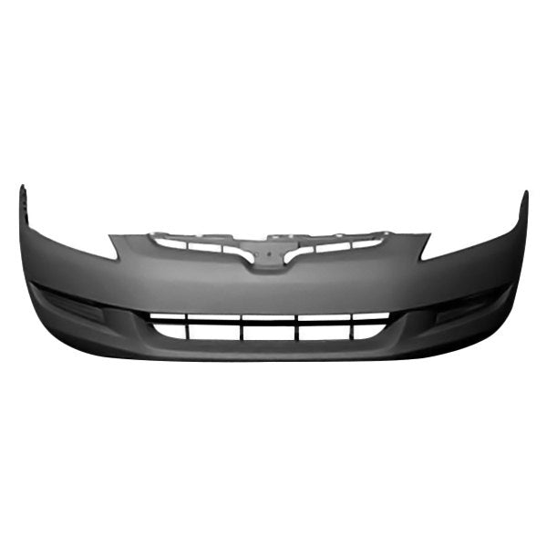 HONDA ACCORD COUPE 2004 BUMPER FRONT PRIMED 4CYL ALL V6 AT W/O FOG HOLE CAPA HO1000211C