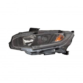 HONDA CIVIC_SEDAN 2021 HEAD LAMP LH HALOGEN W/BLACK BEZEL