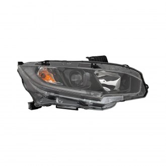 HONDA CIVIC_SEDAN 2021 HEAD LAMP RH HALOGEN W/BLACK BEZEL