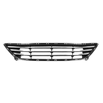 HYUNDAI ELANTRA_SEDAN 2014 GRILLE LOWER BLACK W/SMOKE CHROME BAR TRIM USA BUILT MODEL HY1036140