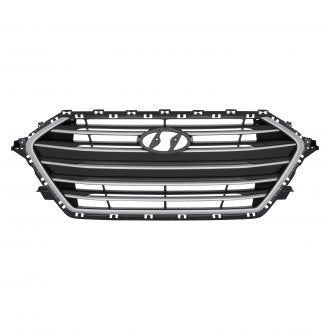 HYUNDAI ELANTRA_SEDAN 2017 GRILLE FR PRIMED SILVER/BLACK W/O CHROME 1.4/2.0L KOREA BUILT HY1200203