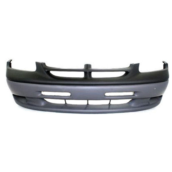 DODGE CARAVAN 2003 BUMPER FRONT BASE-SE UPPER PRIMED LOWER TEXTURED