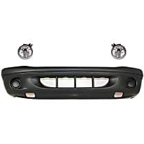 DODGE DAKOTA 2001 BUMPER FRONT W/O FOG