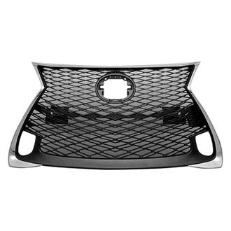 LEXUS GS350 2020 GRILLE PTD BLACK W/CHROME MOULDING W/SENSOR/F-SPORT PKG LX1200192