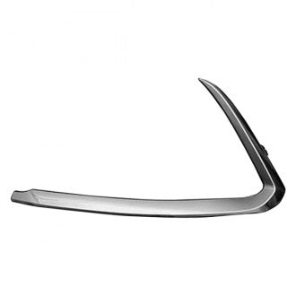 MAZDA CX9 2021 BUMPER LOWER MOULDING FR LH CHROME