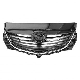 MAZDA CX9 2013 GRILLE PAINTED BLACK W/CHROME MLDG MA1200191