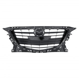 MAZDA MAZDA_3 2014 GRILLE BLACK GLOSSY BLACK INSERT W/O ADAPTIVE CRUISE MA1200196