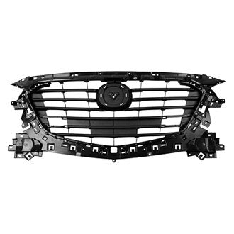 MAZDA MAZDA_3 2017 GRILLE MATTE-BLACK MEXICO BUILT W/EMBLEM BASE FOR USE W/ADDITIONAL MOULDING SDN/HB MA1200216