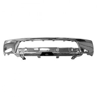 NISSAN FRONTIER_PICKUP 2021 BUMPER FACE BAR FR CHROME W/O FOG LAMP HOLE W/OFF ROAD STEEL