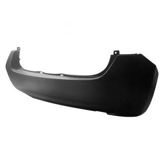 NISSAN VERSA HATCHBACK 2016 BUMPER RR PRIMED BLACK HB NOTE MODEL EXC SR NI1100294