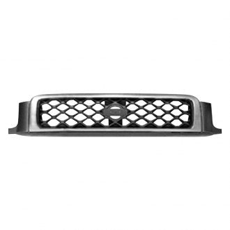 NISSAN PATHFINDER 2000 GRILLE SE MODEL CHROME/SILVER/CHARCOAL W/CHROME MOULDING NI1200188