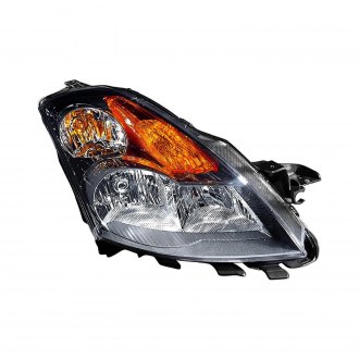 NISSAN ALTIMA HYBRID 2007 HEAD LAMP RH HALOGEN BLACK HOUSING HQ NI2503166