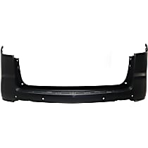 CHEVROLET TRAVERSE 2016 BUMPER REAR UPPER PRIMED WITH SENSOR HOLE CAPAReturn