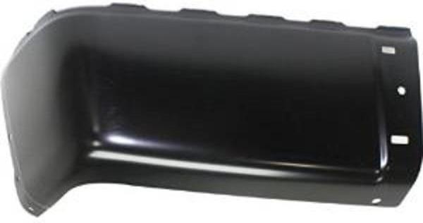 CHEVROLET SILVERADO 2013 BUMPER END REAR BLACK LH W/O SENSOR HOLE