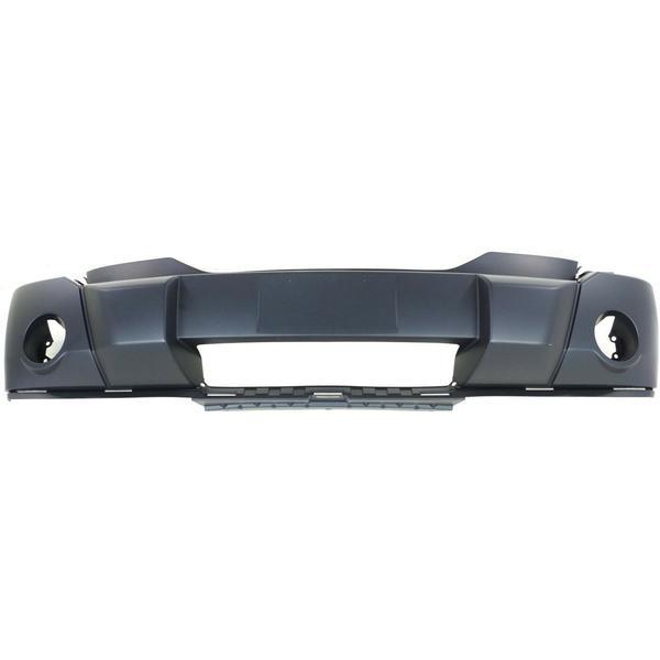 DODGE NITRO 2009 BUMPER FRONT TEXTURED W/O FOG