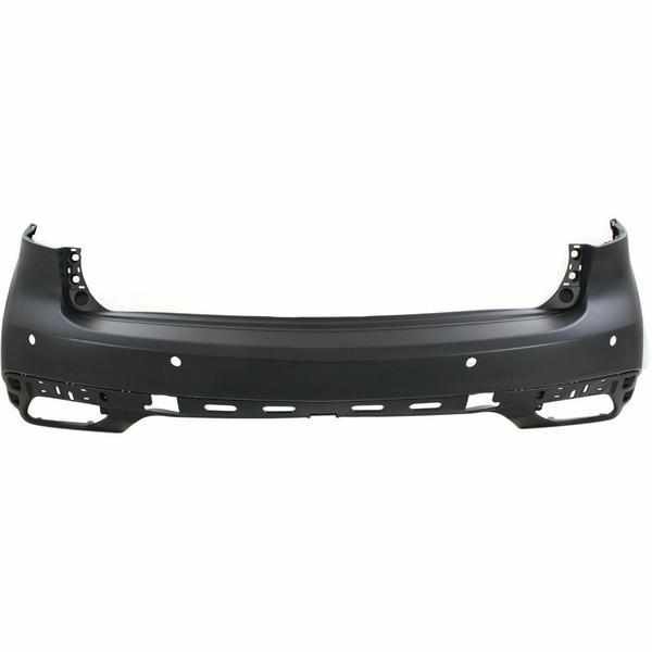 ACURA MDX 2014 BUMPER REAR PRIMED W/O LANE KEEP ASSIST