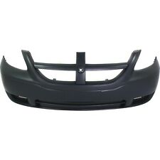 DODGE CARAVAN 2006 BUMPER REAR PRIMED-BLACK