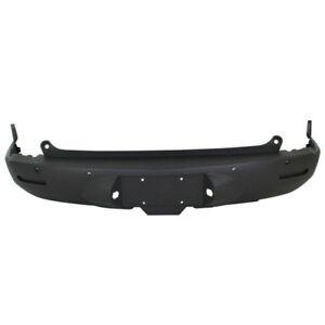 CHEVROLET TRAVERSE 2011 BUMPER REAR SINGLE EXHAUST TEXTURED W/O SENSOR HOLE