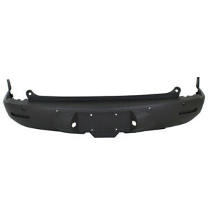 CHEVROLET TRAVERSE 2009 BUMPER REAR SINGLE EXHAUST TEXTURED W/SENSOR HOLE CAPA