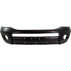 DODGE DODGE RAM1500 2007 BUMPER FRONT PRIMED W/HOLE FOR CHROME INSERT CAPA