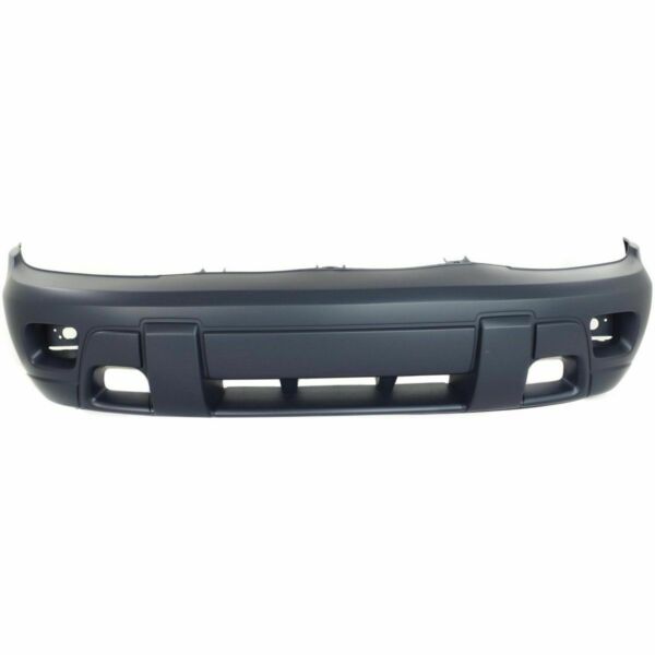 CHEVROLET TRAILBLAZER 2002 BUMPER FRONT SMOOTH-PRIMED W/FOG LAMP HOLE