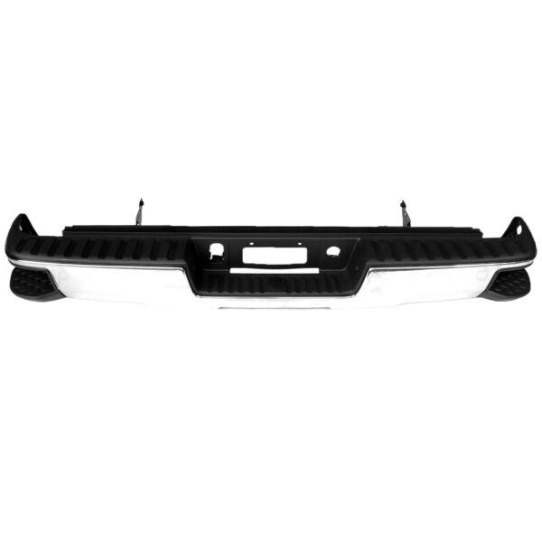 PICKUP SILVERADO 1500 2018 BUMPER REAR ASSY CHROME W/CORNER STEP W/O