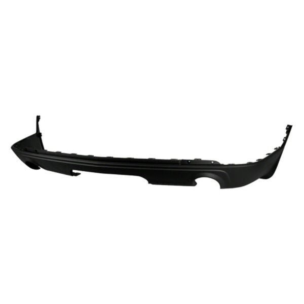 CHEVROLET TRAVERSE 2013 BUMPER REAR LOWER DARK GRAY DUAL EXHAUST HOLE O TOW