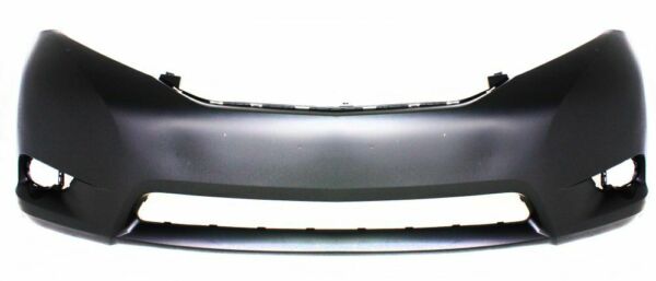 TOYOTA SIENNA 2011 BUMPER FRONT PRIMED W/O SENSOR HOLE EXCLUDE SE CAPA TO1000369C - Moe's Auto Parts