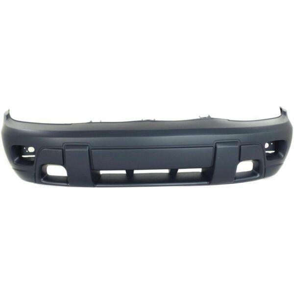 CHEVROLET TRAILBLAZER 2004 BUMPER FRONT SMOOTH-PRIMED W/FOG LAMP HOLE