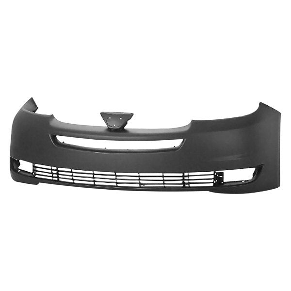 TOYOTA SIENNA 2005 BUMPER FRONT PRIMED W/SENSOR HOLE W/O RADAR CRUISE CAPA TO1000270C - Moe's Auto Parts