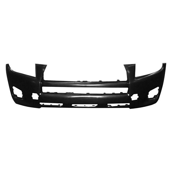 TOYOTA RAV4 2011 BUMPER FRONT PRIMED W/O FLARE HOLE BASE MODEL CAPA TO1000349C - Moe's Auto Parts